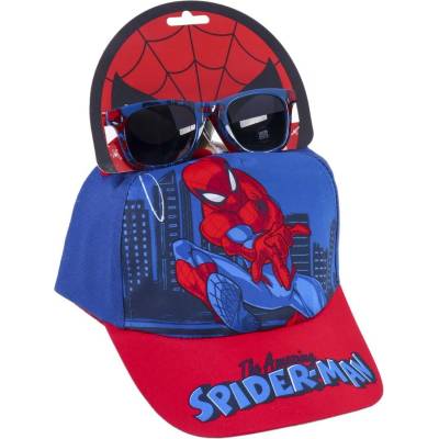 Cerda Детски комплект Cerda - Spiderman, шапка и слънчеви очила, 53 cm (2200009795)