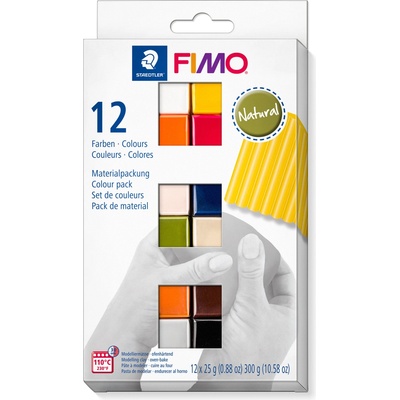 Fimo Soft Modelovacia hmota sada 12x25 g Natural 12 farieb