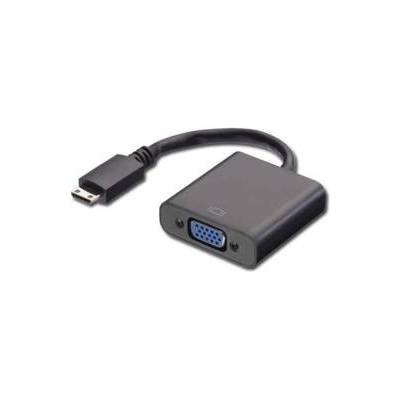 MicroConnect HDMI Mini - VGA adapter M-F HDMI Mini type - VGA, Black Supports : 1920 x 1080p@60Hz