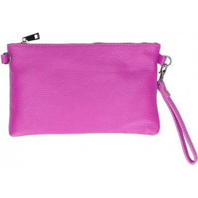 Made in Italy kožená kabelka MI49 fuchsia