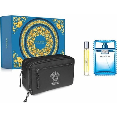 Versace Eau Fraiche Man EDT 100 ml + EDT 10 ml + kosmetická taštička dárková sada