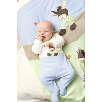 Sterntaler Памучно бебешко палтенце Sterntaler с магаренце