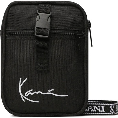 Karl Kani Дамска чанта Karl Kani Signature Tape Messenger Bag 4002484 Черен (Signature Tape Messenger Bag 4002484)
