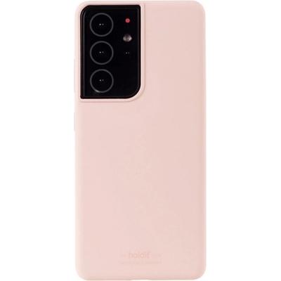 Holdit Калъф Holdit - Silicone, Galaxy S21 Ultra, Bush Pink (7330985150036)