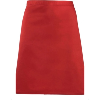 Cotton Classics Zástěra Colours pas krátká červená
