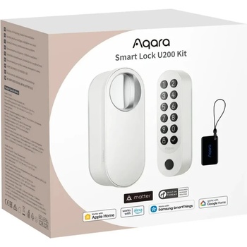 AQARA Смарт ключалка с клавиатура Aqara U200 Kit, Бяла