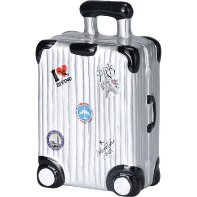 H&L Pokladnička TravelFun 10×15,3×5,5 cm kufr na kolečkách