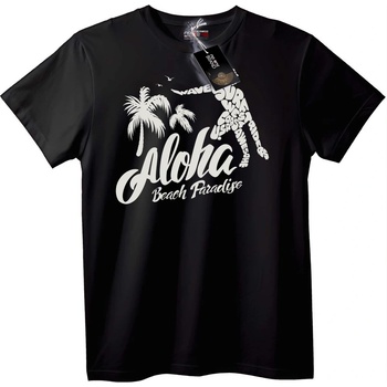 NOONEBRAND Тениска Aloha Плажен Рай - S, White
