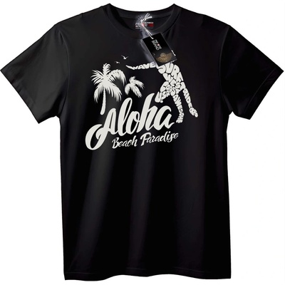 NOONEBRAND Тениска Aloha Плажен Рай - S, White