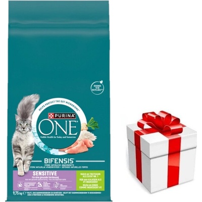 Purina ONE Sesitive s morčacím mäsom a ryžou pre dospelé mačky 9,75 kg