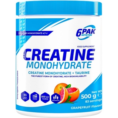 6PAK Nutrition Creatine Monohydrate [500 грама] Грейпфрут
