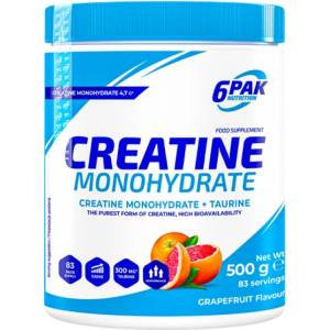 6PAK Nutrition Creatine Monohydrate [500 грама] Грейпфрут