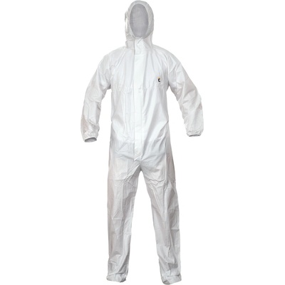Cerva Chemsafe MS1 overal bílá XL – Sleviste.cz