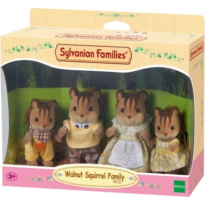 Epoch Toys Sylvanian Families Walnut Squirrel Family 4172