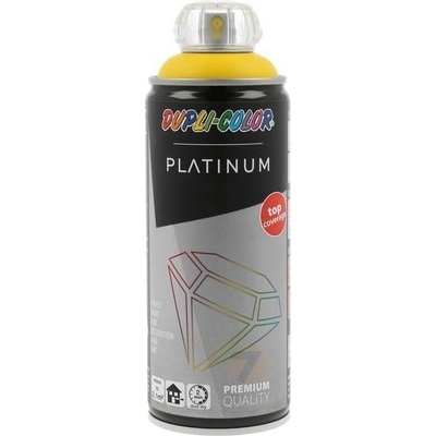 Dupli-Color Platinum RAL 1023 žltá saténovo matná farba v spreji 400 ml