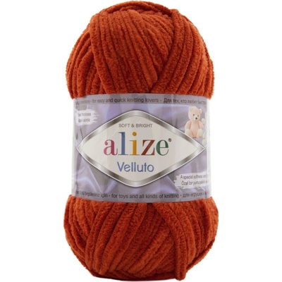 Alize Velluto Farba: škorica tmavá 36