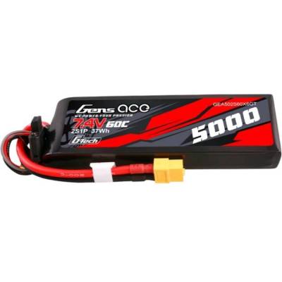 Gens ace LiPo батерия Gens Ace G-Tech 5000mAh 7.4V 60C 2S1P XT60 (GEA502S60X6GT)