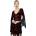 KILLSTAR дамска рокля KILLSTAR - Pandora's Rose - Black/Red - KSRA013586