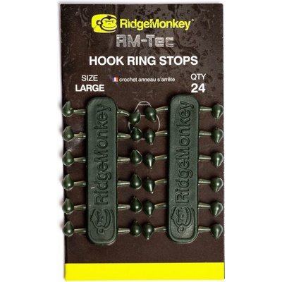 RidgeMonkey Stoper Connexion Hook Ring Stops Large 24ks