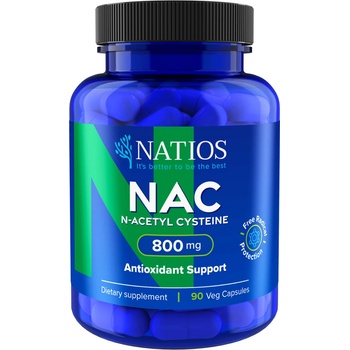 NATIOS N-Acetyl Cysteine, NAC, 800 mg, 90 vegánskych kapsúl