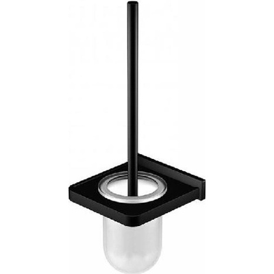 Steinberg WC štětka nástěnná s držákem bílé sklo matná černá 450 2901 S
