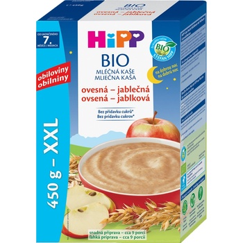 HiPP Bio mliečna na dobrú noc ovsená jablková 4 x 250 g