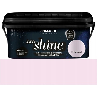 Primacol Decorative Lets Shine dekorativní barva s brokátem, Hollywood, 2 l
