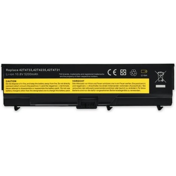 Hosowell 42T4791 батерия за лаптоп Lenovo, 9 клетки, 10.8V, 6600mAh (L-BB-0009)