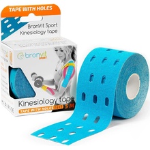 Bronvit Sport Kinesio Tape děrovaný modrá 5cm x 5m