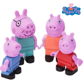 PlayBIG BLOXX Peppa Pig rodinka 4 figúrky