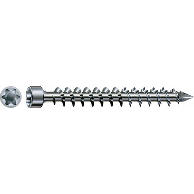 SPAX 1221010802005 sada okrúhlych skrutiek do plechu 8 mm 200 mm T-STAR plus ocel 50 ks