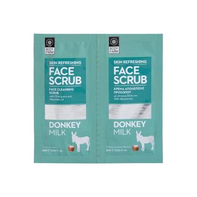 Bodyfarm Donkey milk Face cleansing scrub 2 x 8 ml