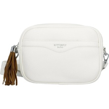 Stylová dámská koženková crossbody kabelka Erina bílá