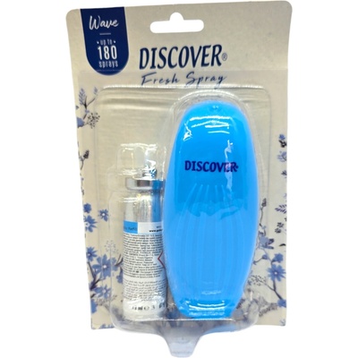 DISCOVER ароматизатор спрей, Машинка 1 брой, Резервa 1 брой, Wave