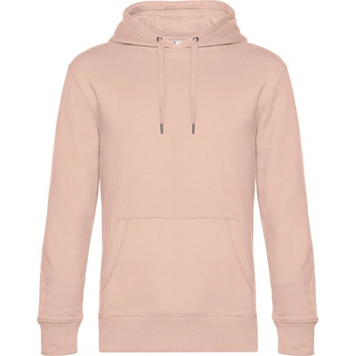 B&C mikina KING Hooded s kapucí pánská COT01U02Kx5300-soft rose