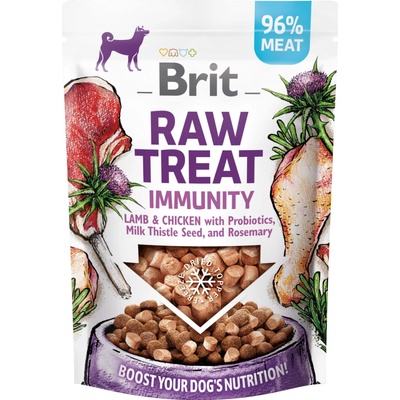 Brit Raw Treat Immunity maškrty jahňa a kura 40 g