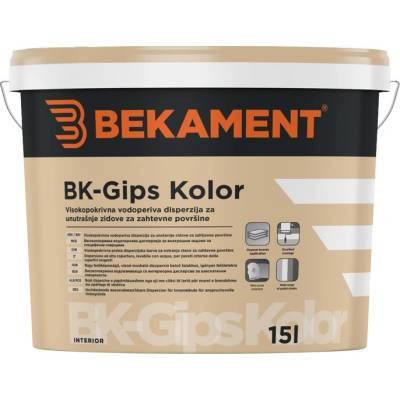 BEKAMENT BK GIPS KOLOR Interiérová farba na sádrokartón 15 L