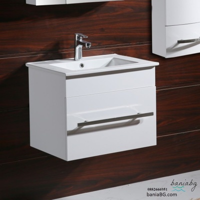 Inter Ceramic Долен конзолен pvc шкаф за баня icp 6147 70СМ. 1/2