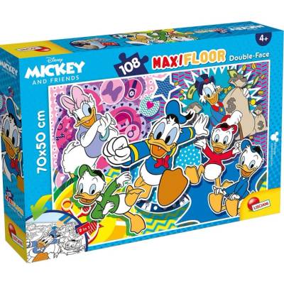 Lisciani Пъзел 108ч. Maxi Floor Paperino (91782)