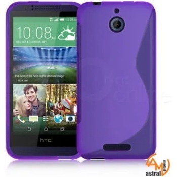 Image 1 of HTC Силиконов калъф за HTC Desire 510 лилав