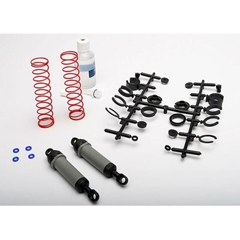 Traxxas Ultra Shocks (grey) (xx-long) (complete w/ spring pre-load s, TRX3762A (TRX3762A)