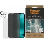 Panzer Стъклен протектор Privacy PanzerGlass iPhone 14 Plus Bundle (UWF Privacy screen protector, HardCase, протектор за камераt)