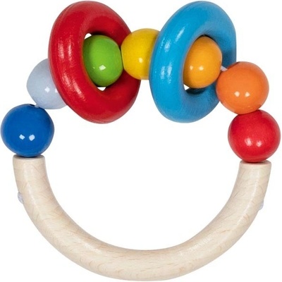 Goki Dotykový prsteň Pologuľa s korálkami a 2 krúžkami