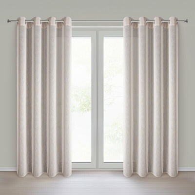 Takoy Závěs v eko stylu růžový s efektem deště 140x250 cm průchodky - ANGELICA-HF-483766 | 140 x 250 cm