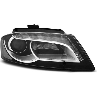 TUNING-TEC Headlights True Drl Black Fits Audi A3 8p 08-12