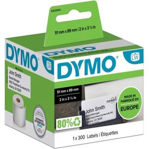 DYMO Картони за баджове за име LabelWriter 51мм x 89мм (S0929100)
