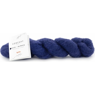 SILK ALPACA Katia Farby SILK ALPACA NATURAL COLORS: 200 tmavá modrá