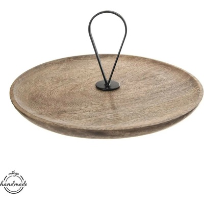 ORION Servírovací podnos Ø 30 cm mango/kov 155014