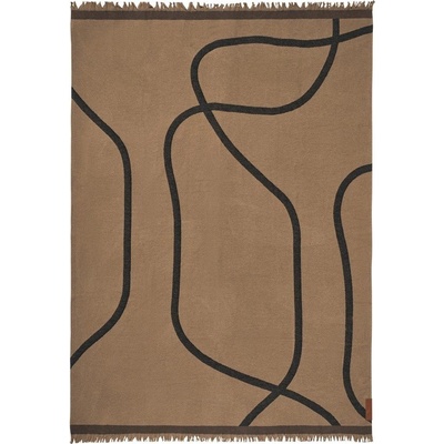 Mette Ditmer Denmark Светлокафяво одеяло 130x175 cm Shadow - Mette Ditmer Denmark (SHATHR16)