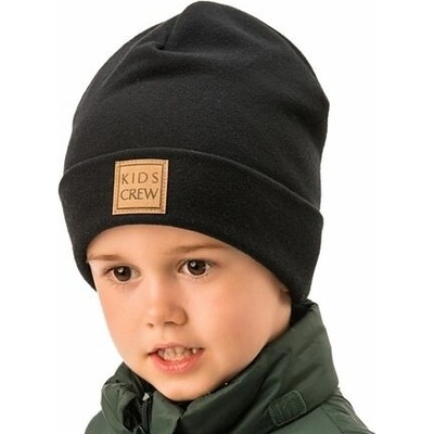 dětská černá čepice Marika kids crew